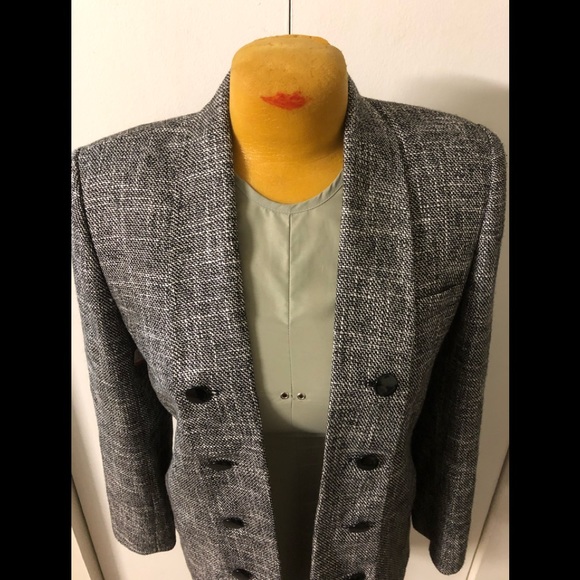 Allison Gail Tweed Blazer🌹Open Front🌟Made in USA - Picture 6 of 13